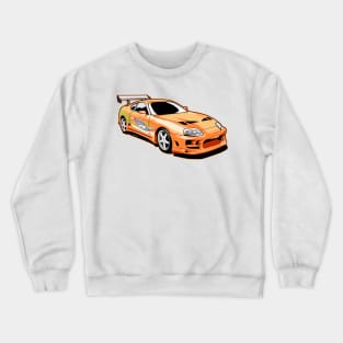 Brian's toyota supra from fast and furious Crewneck Sweatshirt